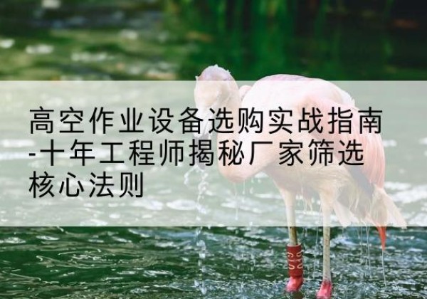 昌吉剪叉式升降机厂家-高空作业设备选购实战指南-十年工程师揭秘厂家筛选核心法则